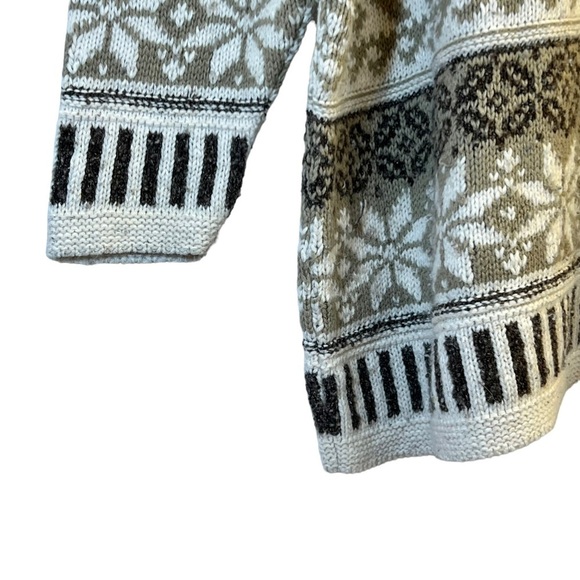 Vintage Women's Sweater L Brown Turtleneck Loose Fitting - Picture 2 of 16